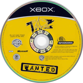 Taz - Wanted (USA) Game Disc